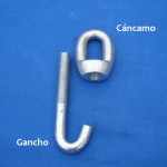 Gancho y cáncamo Beguer