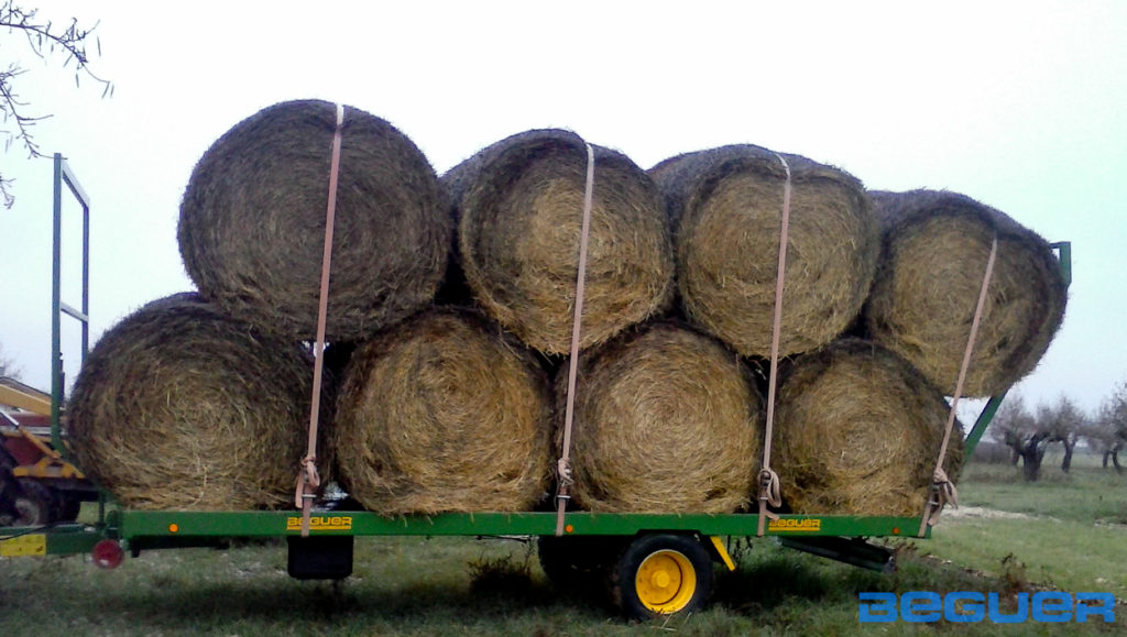 0.8260T14, 1E, 445.45 R19.5, Parrilla Pacas Redondas, Plataforma, Tarroja